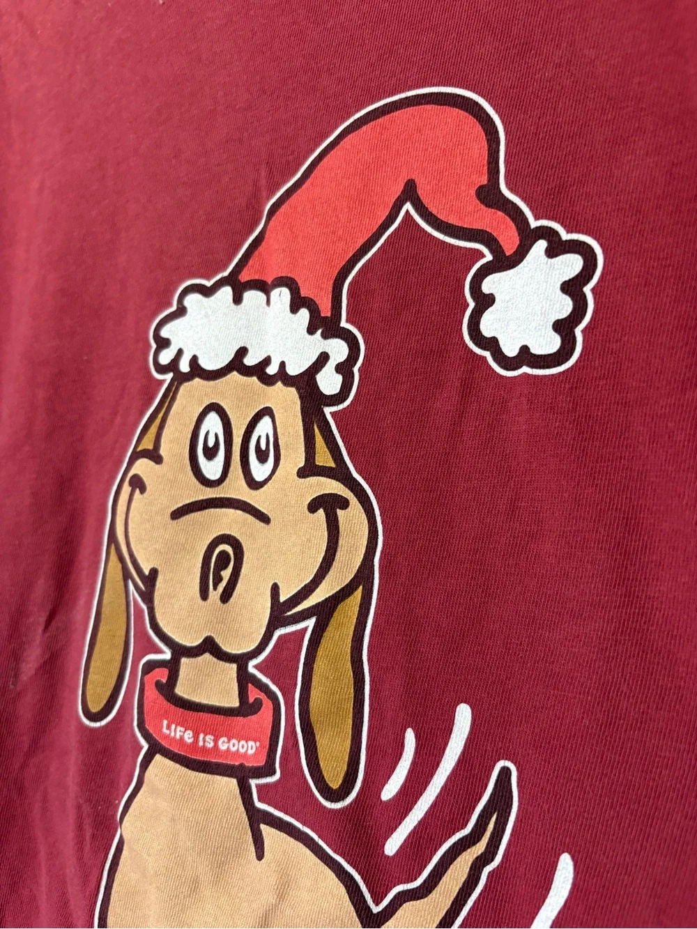 Life Is Good Christmas Graphic Max Grinch T-Shirt